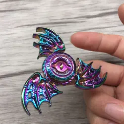 اسپینر فلزی 3 پر رنگین کمانی - Metal Luxury Fidget Spinner