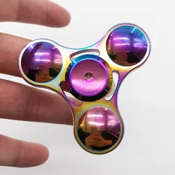 اسپینر Metal Colorfu Fidget Spinner - اسپینر فلزی سه پره رنگین کمانی
