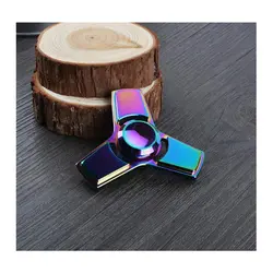 اسپینر فلزی سه پره رنگین کمانی - Colorful Metal Fidget Spinner