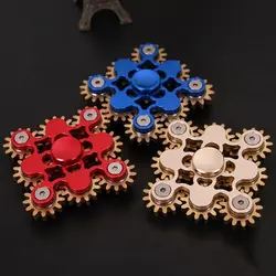 اسپینر اسپینر فلزی لاکچری طرح چرخ دنده - Gear Wheel Metal Fidget Spinner