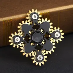 اسپینر اسپینر فلزی لاکچری طرح چرخ دنده - Gear Wheel Metal Fidget Spinner