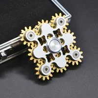 اسپینر اسپینر فلزی لاکچری طرح چرخ دنده - Gear Wheel Metal Fidget Spinner