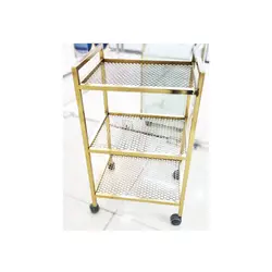 ترولی آرایشگاهی فلزی کد2 - فروشگاه اینترنتی تاپ شاین