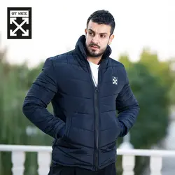 کاپشن مردانه off white مدل Silva(سورمه ای)