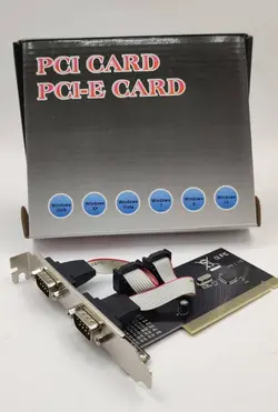 کارت سریال rs232 اسلات PCI دو پورت