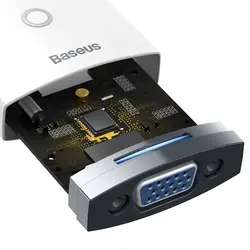 تبدیل HDMI به VGA باسئوس Baseus WKQX010001 Lite Series Adapter HDMI To VGA - فروشگاه اینترنتی کلان کامپیوتر