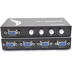 دیتا سوئیچ چهار پورت VGA - فروشگاه اینترنتی کلان کامپیوتر