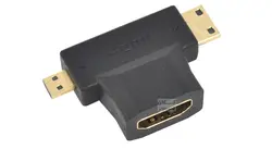 مبدل MINI HDMI،MICRO HDMI به HDMI به مدل A-3 - فروشگاه اینترنتی کلان کامپیوتر