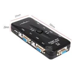 KVM سوئیچ 4 پورت دستی - فروشگاه اینترنتی کلان کامپیوتر