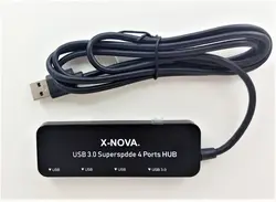 هاب چهار پورت X-NOVA USB3.0 مدل X840 - فروشگاه اینترنتی کلان کامپیوتر