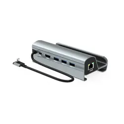 هاب و داک استیشن Type-C To USB 3.0/HDMI/LAN/Type-C PD مدل HC-86