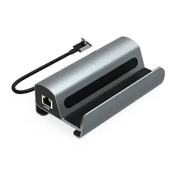 هاب و داک استیشن Type-C To USB 3.0/HDMI/LAN/Type-C PD مدل HC-86