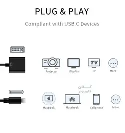 تبدیل TYPE-C به DVI