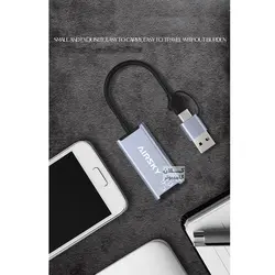 تبدل USBوTYPE-C به RJ45 LAN ایراسکای مدل Airsky HC-72S