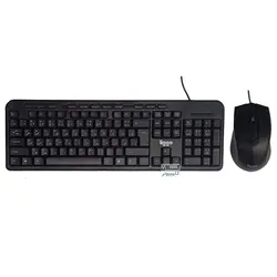 کیبورد و موس سیمدار برند LIGGO مدلMK606