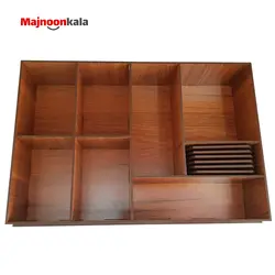 جعبه رومیزی تی بگ و تنقلات و زیر لیوانی مدل nova کد KU27 - فروشگاه آنلاین مجنون کالا