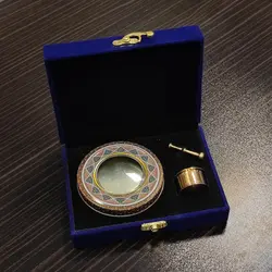 ظرف زعفران کادویی - مناسب 5 گرم زعفران همراه هاون - زعفران آناقاین