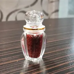 ظرف کریستالی زعفران طرح گوهر نقلی - زعفران آناقاین