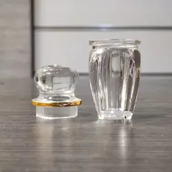 ظرف کریستالی زعفران طرح گوهر نقلی - زعفران آناقاین