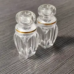 ظرف کریستالی زعفران طرح گوهر نقلی - زعفران آناقاین