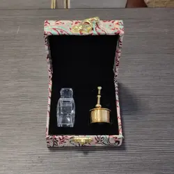 ظرف زعفران هدیه مناسب 1 گرم زعفران به همراه هاون - زعفران آناقاین