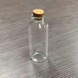 شیشه گیفت + شیشه ویال 40 سی سی | شیشه درب چوب پنبه ای - زعفران آناقاین