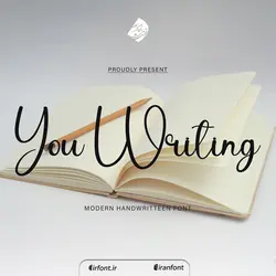 فونت انگلیسی خودکاری خوشنویسی You Writing - ایران فونت