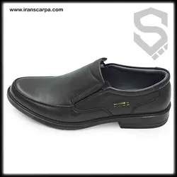 کفش چرم طبیعی مردانه مدل لرما