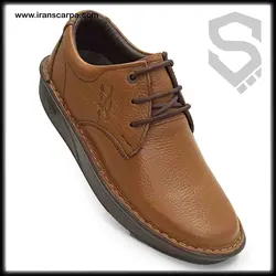 کفش طبی چرم مردانه مدل گاتا بندی