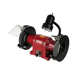 ماشین سنگ سنباده 200 میلیمتر چراغ دار تک فاز محک مدل GD 200-1 HL