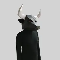 ماسک اوریگامی گاو