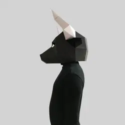 ماسک اوریگامی گاو