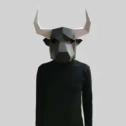 ماسک اوریگامی گاو