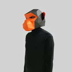 ماسک اوریگامی شامپانزه