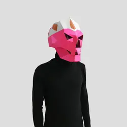 ماسک صورت اوریگامی جمجمه ملکه