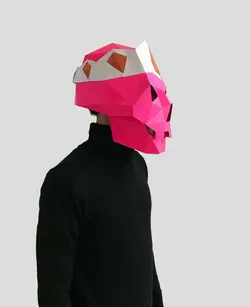 ماسک صورت اوریگامی جمجمه ملکه