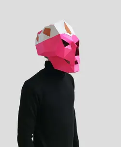 ماسک صورت اوریگامی جمجمه ملکه