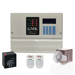 بهترین قیمت پک دزدگیر سیم دار GMK دو چشمی مدل ۸۹۰ (M1)