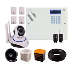 بهترین قیمت سیستم دزدگیر سیم کارتی سایلکس مدل SG8-4CH + PT380