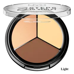 پالت هایلایت و کانتور نیکس NYX( خشک 3رنگ ) - زاوا