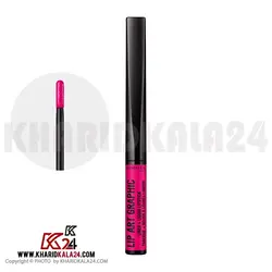 خط لب مایع دوکاره ریمل لاندن سری Lip Art Graphic شماره 870