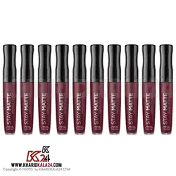 رژ لب مایع ریمل لاندن سری Stay Matte شماره 810 مجموعه 10عددی