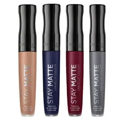 رژ لب مایع ریمل لاندن سری Stay Matte مجموعه 4 عددی
