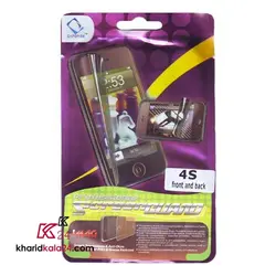 برچسب محافظ صفحه نمایش و پشت Capdase مناسب برای گوشی موبایل اپل آیفون 4/4S بسته10عددی
