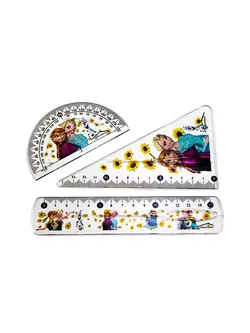 خرید ست خط کش و گونیا و نقاله طرح دار - زودر