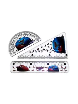 خرید ست خط کش و گونیا و نقاله طرح دار - زودر