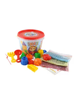 خرید شن بازی پنتر کیدز آنتی باکتریال 3 رنگ 900 گرمی - زودر