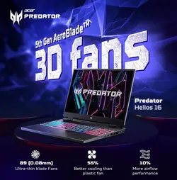 لپ تاپ گیمینگ ایسر مدل ACER Predator Helios Neo 16 i9 13900HX 16GB 1T SSD 8G RTX 4070 | لپ تاپ شیراز