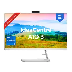 کامپیوتر بدون کیس لنوو All in One Lenovo Idea Center i7 13620H 16GB 1T SSD 27 inch White | لپ تاپ شیراز