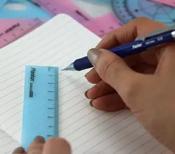 مشخصات، قیمت و خرید ست گونیا و نقاله و خط کش فانتزی | آل کالا